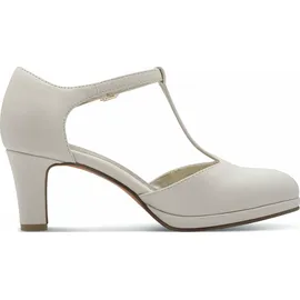 Marco Tozzi T-Steg Pumps für Damen, beige, Größe 40 EU