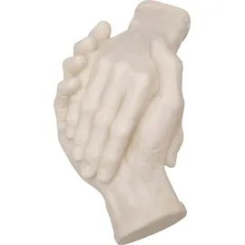 Kare Deko Objekt Shake Hands Weiß 25cm