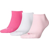 Puma Sneaker Invisible Socken Gr. 35 - 49 Unisex für Damen Herren Füßlinge 422 - pink lady, 39-42