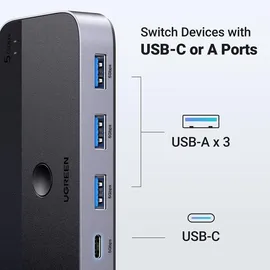 UGREEN USB 3.0 Sharing Switch 2-in-4 out