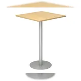 Hammerbacher Stehtisch ahorn 80,0 x 80,0 x 111,6 cm