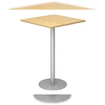 Hammerbacher Stehtisch ahorn 80,0 x 80,0 x 111,6 cm