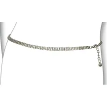 Bernd Götz Kettengürtel BERND GÖTZ "Kettengürtel schmücken die Taille mal ganz ohne Leder", Damen, Gr. S1, silber, Metall, Gürtel
