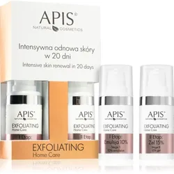 Apis Natural Cosmetics Exfoliation Home Care Set zur intensiven Erneuerung und Straffung der Haut 2x15 ml