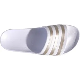 Adidas Adilette Aqua Cloud White / Platinum Metallic / Cloud White 47