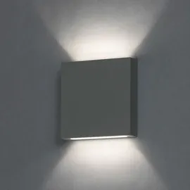 RADAM LED Wandleuchte 1W Neutralweiß Mini Wandlampe LEDia.11 Modern Flur Beleuchtung 230V Schwarz Up Down Schlafzimmerlampe