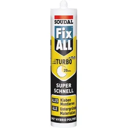 Soudal Fix ALL TURBO 290ml schnelle Verklebung ( Inh.12 Stück )