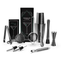 Navaris Cocktailset Cocktailshaker Cocktailmixer - 11-teiliges Mixer Set -