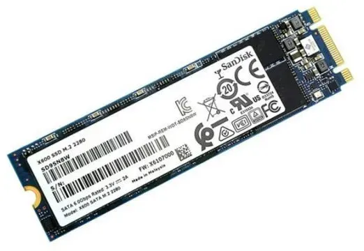 Sandisk X600 256GB M.2 2280 SATA 550Mb/s SSD