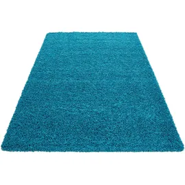 Ayyildiz Hochflorteppich Life 1500 Türkis 80 cm x 150 cm
