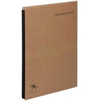 Pagna Unterschriftenmappe Pur 10 Fächer braun