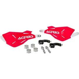 Acerbis X-Factory Handschutz für Motorrad rot/weiß
