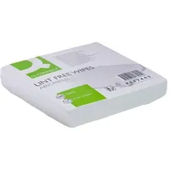 Q-CONNECT Reinigungstuch trocken 100ST weiß KF17445 20x20cm