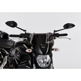 Ermax Naked-Bike-Scheibe Acrylic durchsichtig Schwarz getönt Topcase