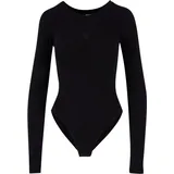 URBAN CLASSICS Body Ladies Stretch Jersey Longsleeve Body schwarz M