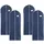 Wenko Kleidersack Modell Air 150 x 60 cm 4-tlg. Blau