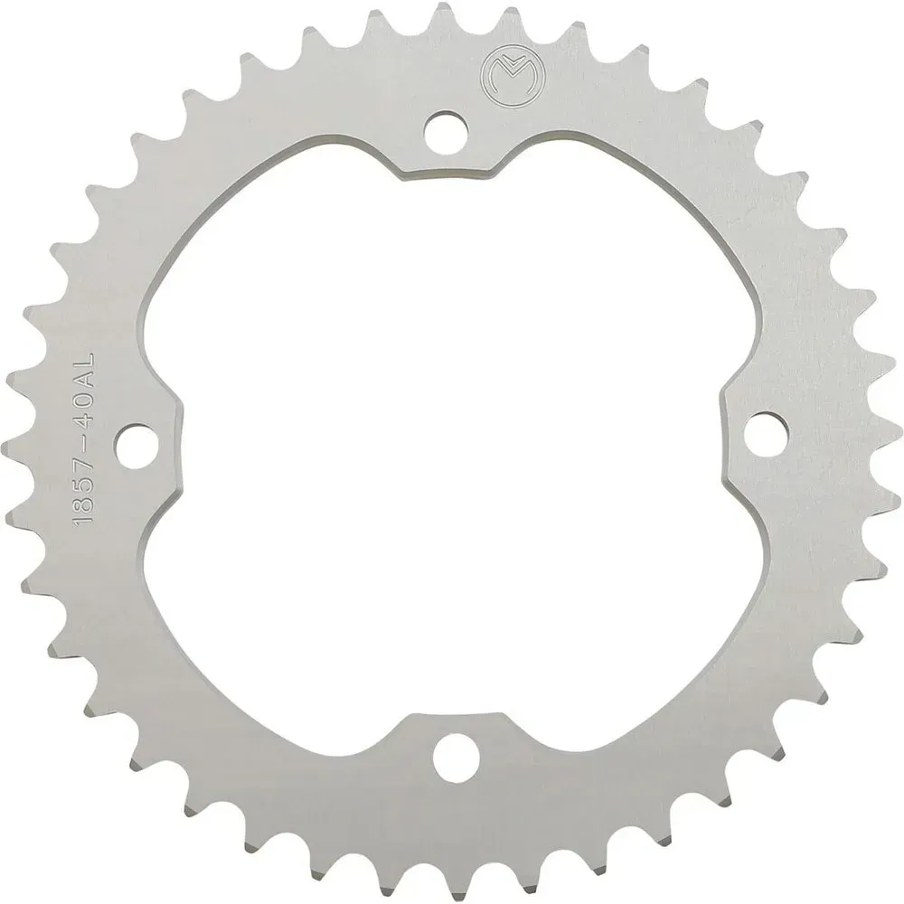Moose Hard-parts Atv 1857-40al Aluminium Hinterradritzel - Silver - 40t