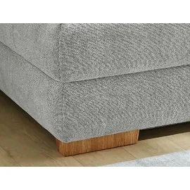 Jockenhöfer Gruppe Schlafsofa »Calli, als Dauerschläfer geeignet,« mit Tonnentaschenfederkern+Wellenfederung im Sitz+Rücken, Bettkasten grau