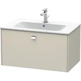 Duravit Waschtischunterschrank wandhängend „Brioso“ 82 × 44,2 × 47,9 cm, in Taupe Matt