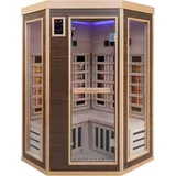 XL Luxus LED Infrarotsauna - Infrarotkabine 120x120 Dual-Therm Vollspektrum 2025