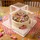 Relaxdays Tortenbox 2er Set Schleife Weiß,Transparent