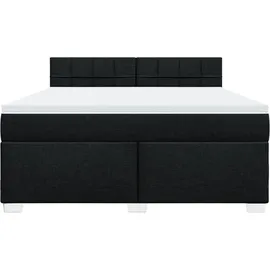 vidaXL Boxspringbett 180 x 200 cm Schwarz