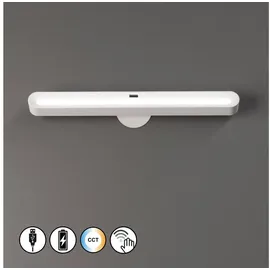 easy! by fhl FHL easy, Wandleuchte + Deckenleuchte, FHL Magnetic LED Unterbauleuchte 1,5W dimmbar Akku neutralweiss weiss 830074