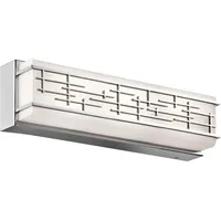 Elstead Lighting Zolon Wandleuchte chrom IP44 Kichler Badleuchte Glasschirm