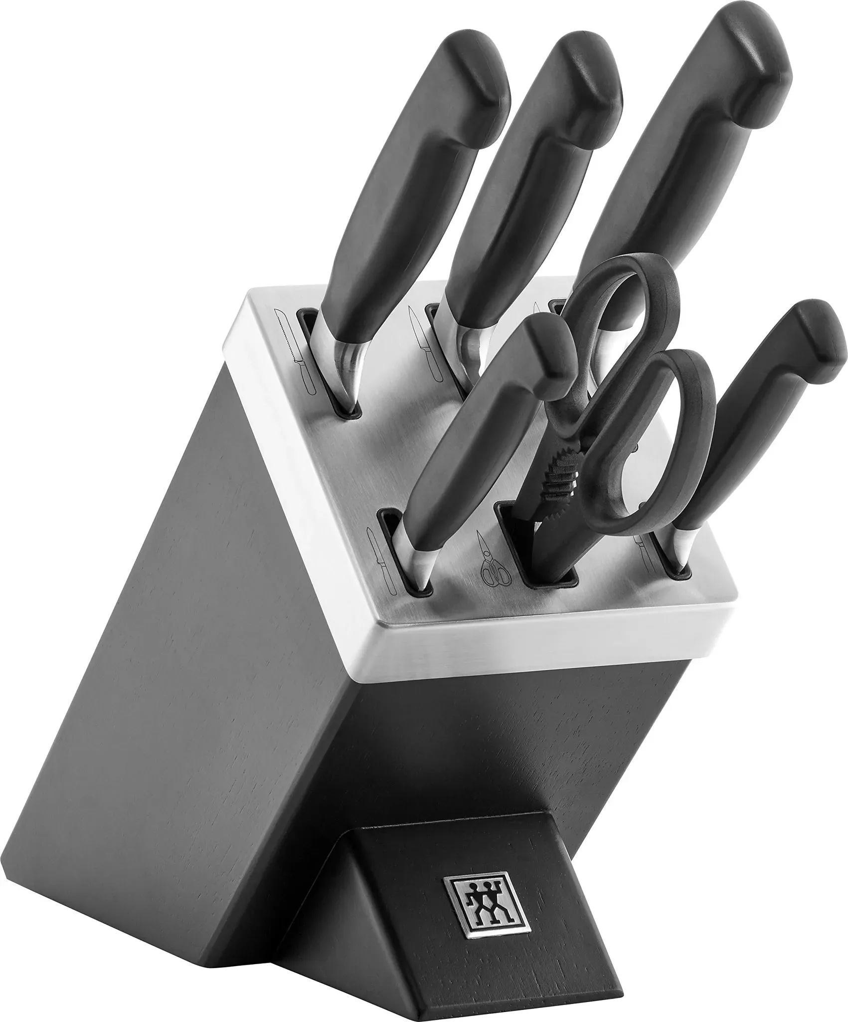 Zwilling Messerset, Messerblock, Schwarz