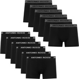 ANTONIO ROSSI (12er-Pack Herren-Boxer-Hipster - Herren-Boxershorts Multipack mit elastischem Bund - Atmungsaktive, weiche Boxershorts für Männer für den Alltag