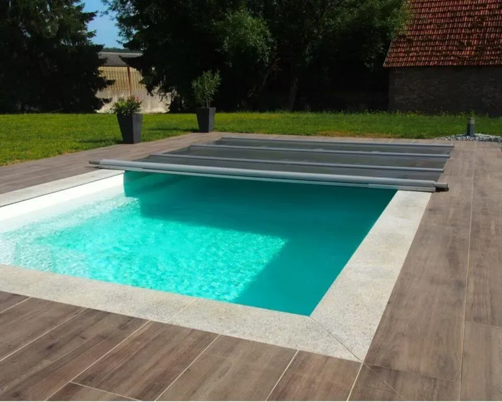 WALU POOL EVOLE Rollschutzabdeckung Beckenmaß 6,00 x 3,00 m,Farbe: smaragd
