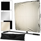 BRESSER Lichtzelt BR-DP1000 6-in-1 Reflektor-/Diffusorpanel 100x100cm
