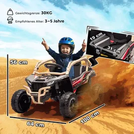 aiyaplay Kinder Elektroauto UTV Gelb (1-tlg)