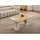MASSIVMOEBEL24.DE Couchtisch Mango Weiß 100 x 60 x 45 cm