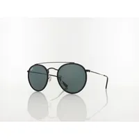 Ray-Ban Round Double Bridge RB3614N 002/R5 51-22 black/blue-gray classic