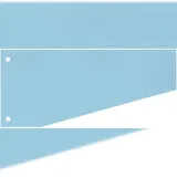 Wekre Trennstreifen Trapez 190 g/qm Karton Blau 100 St.