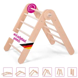 babybay Kletterdreieck Littlefoot Holz Beige Natur