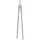 Alessi Convivio Küchenzange 33 cm Silber