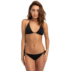 Bikini-Hose BILLABONG "Sol Searcher Tropic", Damen, Gr. XL, US-Größen, schwarz, 78% Nylon, 22% Elasthan, Badehosen