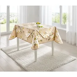 Tischdecke Gr. 1, beige, B:80cm L:80cm, Tischdecken, Gartentischdecke Tischdecke