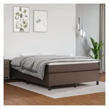 vidaXL Boxspringbett 140 x 190 cm Braun