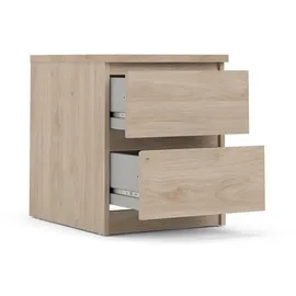 Tvilum ebuy24 Nachttisch 2 Schubladen Hickory-dekor.