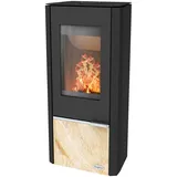 FIREPLACE Kingstone Stahl mit Sandsteineinsatz