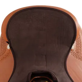 Acavallo Gelpolster Western Dri-Lex - braun