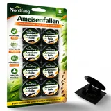 8X Ameisenköderdose – Ameisenfallen für Haus & Garten – Hochwirksame Ameisenköder zur Nestbekämpfung – Ameisenmittel für Innen & Außen – 8 Stück Sparpack [PT19]