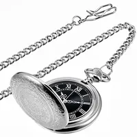 Hicarer Herren Analog Quarz Taschenuhr