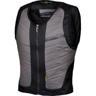 Macna Hybrid Weste - Grau/Schwarz / XL