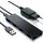 Primewire USB 3.2 Hub mit Netzteil, Ultra Slim 4-Port Verteiler, Datenhub für PC PS4 Notebook Netbook Laptop Ultrabook Tablet-PC MacBook, Bus-Powered