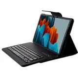 Cazy Tablet-Hülle mit Tastatur geeignet für Samsung Galaxy Tab S8 / Tab S7 - QWERTY Bluetooth Tastatur-Hülle - Schwarz