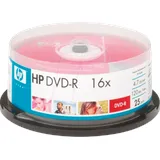 HP DVD-R 4.7GB/120Min, 25-er Cakebox